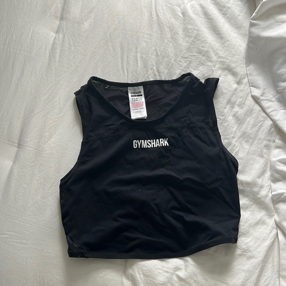 Gymshark crop top mesh back